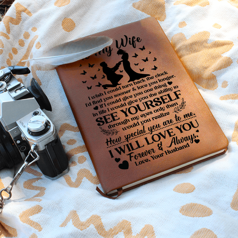 To My Wife Sooner – Leather Journal