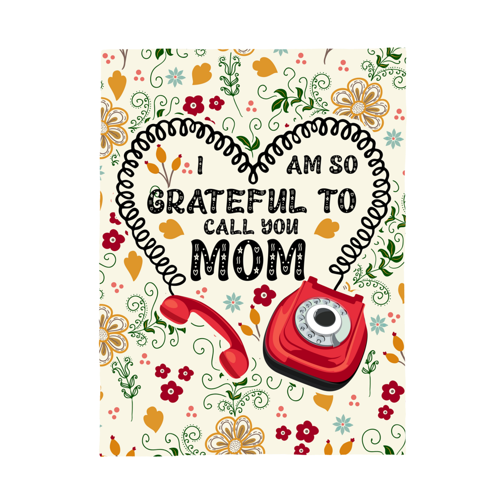 I Am So Grateful – Coral Fleece Blanket